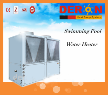 CE certificate high cop air source swimming pool heat pump r410a refrigerant swimming poolequipment
