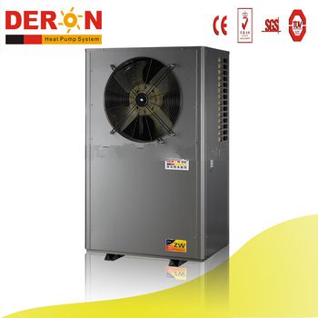 heat pump from air to water with daikin compressor R410A for room heating hot water