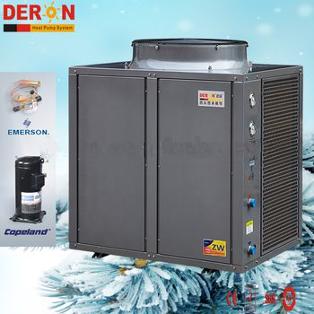 Air source all in one evi heat pump with sanitary hot water and central heating cooling heatpump 5 modes, work well in -25C