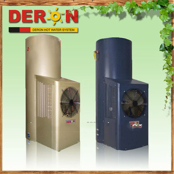 Indoor kitchen monoblock water heater all in one air source heat pump