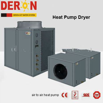 75deg.C high temp. air source heat pump dryer R134A