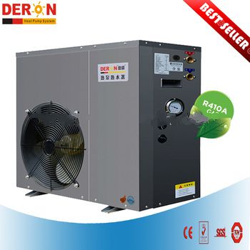 2017 New hot selling heat pump air souce water heater with wilo/ grundfos, mini size