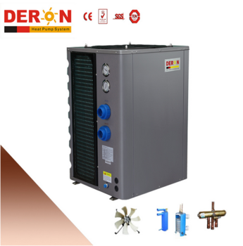 Deron domestic small good perfermance air source/solar swimming pool heat pump water heater 7.5kw(CE,heating or cooling)