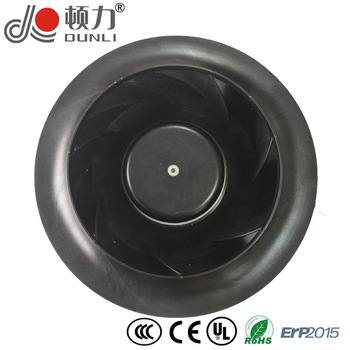 DC Centrifugal Backward Curved Fan 220mm(8.66in) External Rotor Motor ...