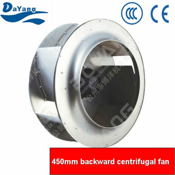 450mm Backward Centrifugal Cooling Fans