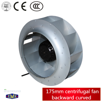 <font color='red'>175mm</font> backward curved electric motor cooling plastic fans