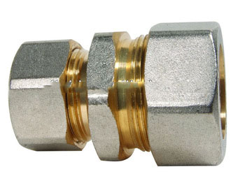 Unequal couple--brass fitting for pex al pex pipe
