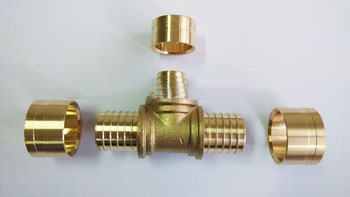 Spanish Style pex equal/unequal tee approved AENOR ,SAI,CE certificate