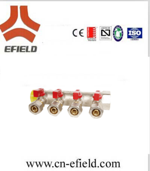 China manufacturer high quanlity <font color='red'>2</font>-6 <font color='red'>ways</font> <font color='red'>brass</font> <font color='red'>manifolds</font> valve