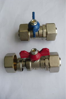 HPB58-2 batterfly handle brass dn16 pn16 ball valves
