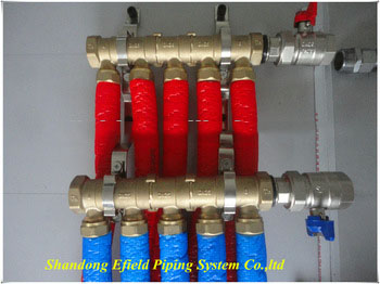 EFIELD oxygen manifold system with multilayer pex pipe