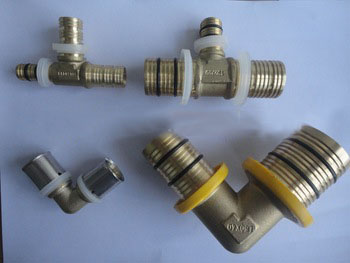 high quality advanced pipe fitting , brass fitting for pex pipe, composited pipe