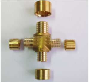 best quality four ways <font color='red'>brass</font> <font color='red'>fitting</font> used for <font color='red'>underfloor</font> <font color='red'>heating</font> <font color='red'>pipe</font>, <font color='red'>pex</font>-al-<font color='red'>pex</font> <font color='red'>pipe</font>