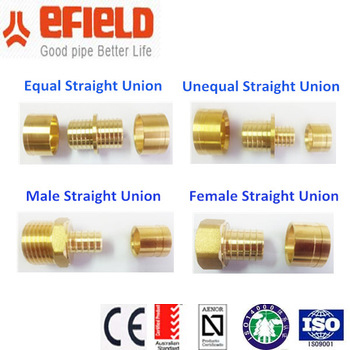 Quality <font color='red'>Brass</font> pex sliding <font color='red'>unions</font>,copper straight <font color='red'>unions</font>