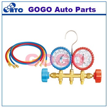 High quality 636G R134a manifold gauge set Forging brass valve body