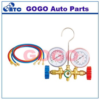 High quality 536G R12 R22 R502 manifold gauge set Forging brass valve body