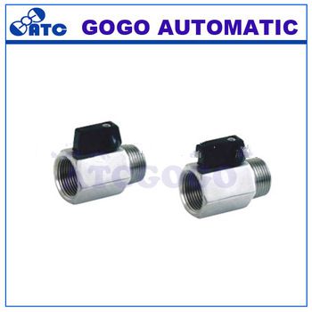 High quality stainless steel 1/2” npt mini ball valve-f*m two way valve