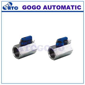 2 way High quality stainless steel mini ball valve 1/4 BSP