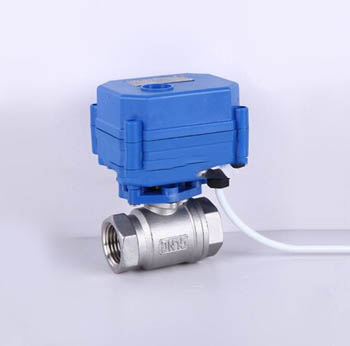 DN8-32 mini motorized ball valve/ electric operating types of ball valves