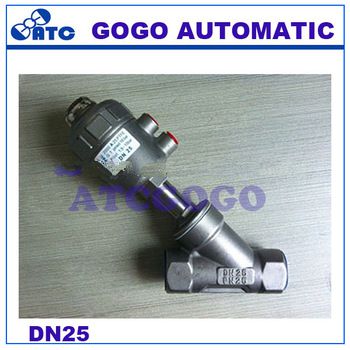 pneumatic operated Stainless Steel Angle Seat Valve gogo valve