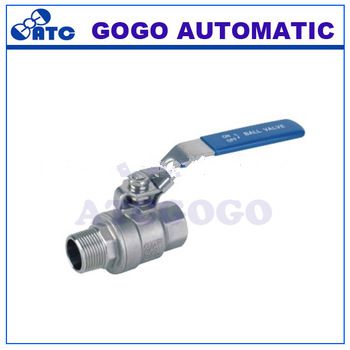 2-pc ball valve stainless steel / female male ball valve