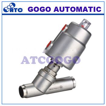 High quality DN15-DN50 angle seat valve with clamp connection