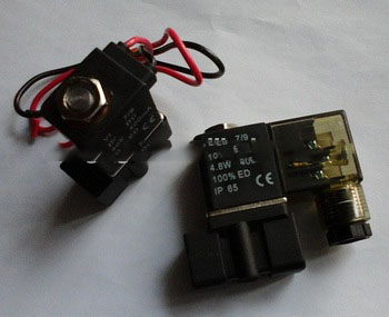 2P025 series 2 way plastic ac110v 220v dc 24v 12v, 2.5mm orifice solenoid valve