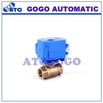 CWX-15N/Q bsp/npt electric ball valve 2,3,5 wires control Mini motorised valve actuator