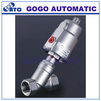 High quality DN10-DN80 port size 3/8”-3” stainless steel corrosive fluid angle seat valve