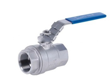 port size 1/4”-2” stainless steel 2 pc ball valve with bsp threaded end