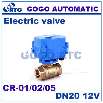 CWX-15 G (bsp) 1/2”-1” 2,3,5 wires control mini SS304 & brass motorized ball valve