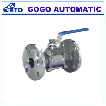 High quality 3-pc DN15-DN94 flange stainless steel ball valve