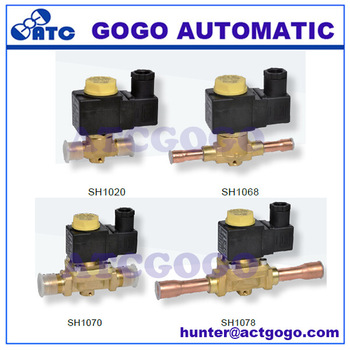 2 Way Brass solenoid valve for refrigeration components