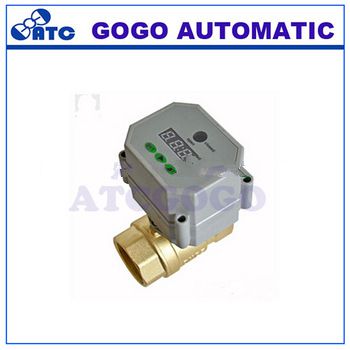 Timer Controlled Automatic Drain electric ball valve brass electrically opera 2 way electric valve