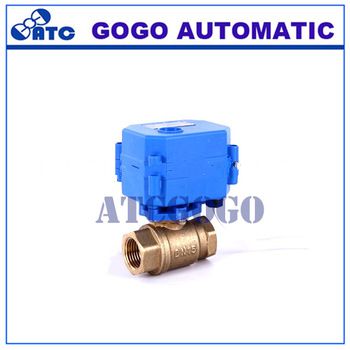 CWX-15Q quick open bsp/npt thread 2,3,5 wires control Mini 2 way motorized water valve