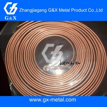 pancake coil copper tube for air condition, refrigerator