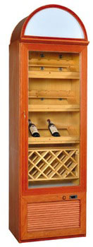 TWOCI1wooden body single temperature and cooler type upright red wine cooler