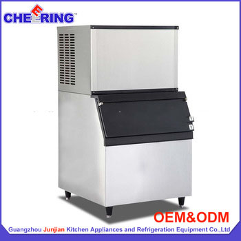 200kg per 24hr big capaciry guaranteed commercial ice making machine cube shape for drinks and wine