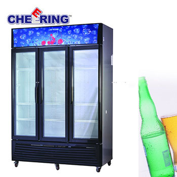guangzhou manufacturer supermarket equipment energy drink fridge showcase refrigerator price CE certificated