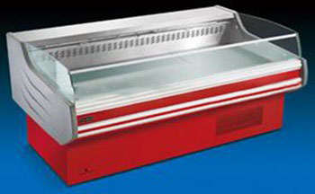 yummy showcase for fresh meat-cases supermarket freezer all-in-one type