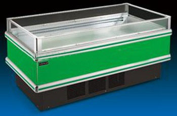 island freezer with OEM available for supermarket meat display cabinet china manufacturer