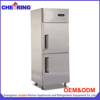 commercial <font color='red'>stainless</font> <font color='red'>steel</font> <font color='red'>restaurant</font> fridge double <font color='red'>door</font> <font color='red'>upright</font> freezer