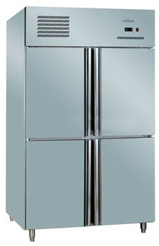 commercial <font color='red'>stainless</font> <font color='red'>steel</font> <font color='red'>restaurant</font> fridge four <font color='red'>door</font> <font color='red'>upright</font> freezer
