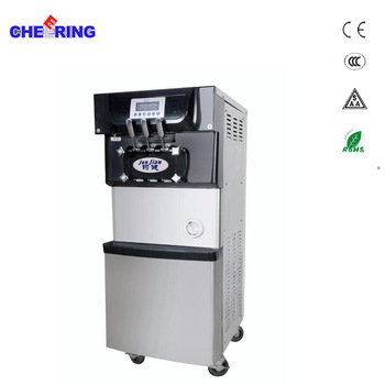 factory price commercial pre-cooling puffing ice cream machine