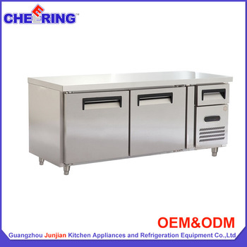 cheap refrigerated cabinet kitchen refrigerator cabinet from Guangzhou Manufactor