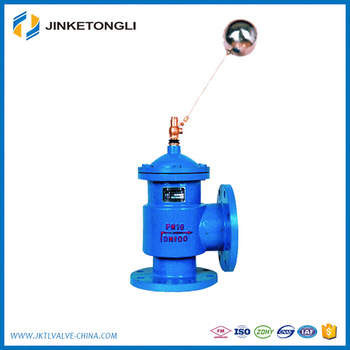 Supply water level hydraulic control valve for water tank