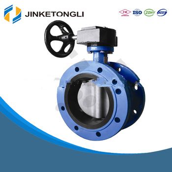 Cast iron double flange wafer type butterfly valve TLBV005L