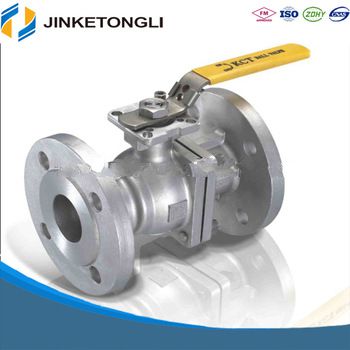 stainless steel DN100 flanged manual ball valve JKTL B024L