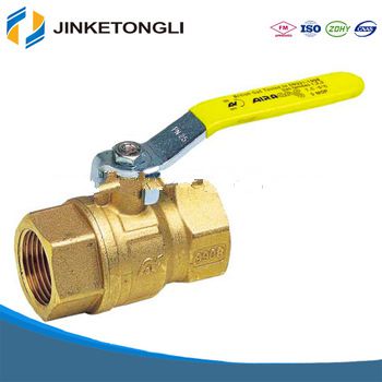 Brass ball valve with stainless steel ball and brass body JKTL B033L