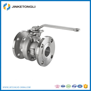 2pcs flange connection stainless steel ball valve JKTL B053L